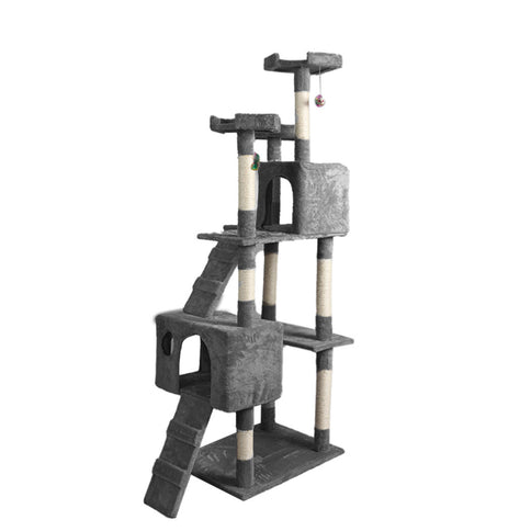 PaWz 184cm Cat Trees Scratching Post Grey-1910113147289735169