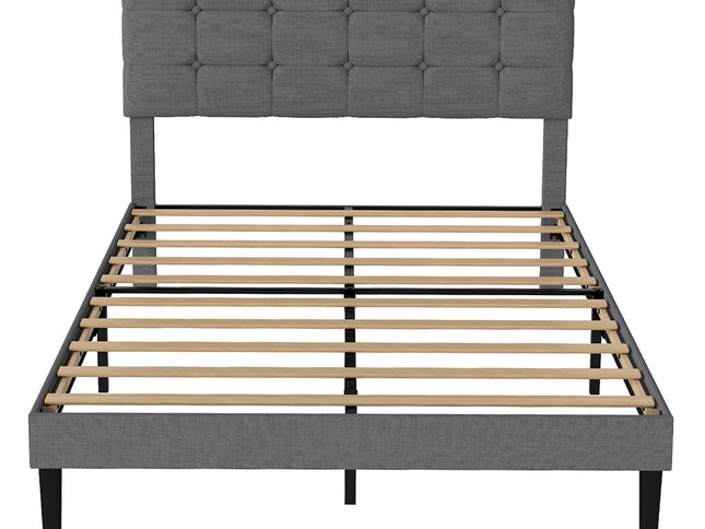 Levede Bed Frame Upholstered Platform Mattress Base Double-2029387289091772417