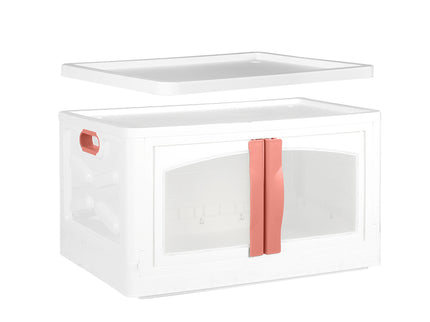 Plastic Storage Containers Stackable Red-1864184615682576385