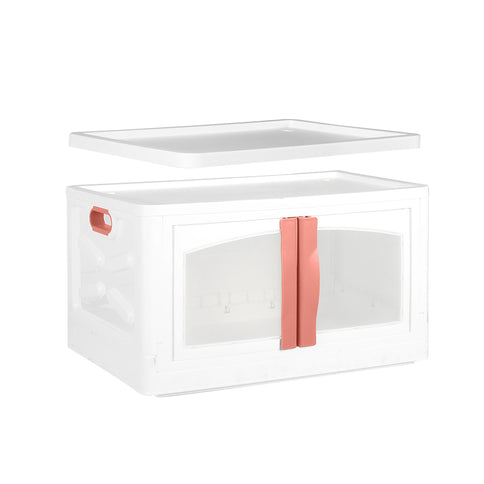 Plastic Storage Containers Stackable Red-1864184615682576385