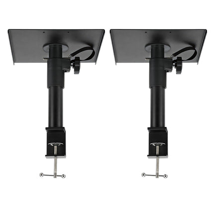 Levede 2x Desk Clamp Speaker Stands Set Adjustable Rotatable Monitor CD Player-2065254308118663169