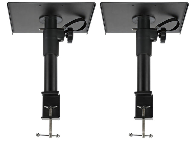 Levede 2x Desk Clamp Speaker Stands Set Adjustable Rotatable Monitor CD Player-2065254308118663169