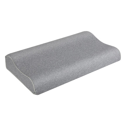 Dreamz Memory Foam Pillow Pillowcase Supprt Grey Rebound-1954802476674846721