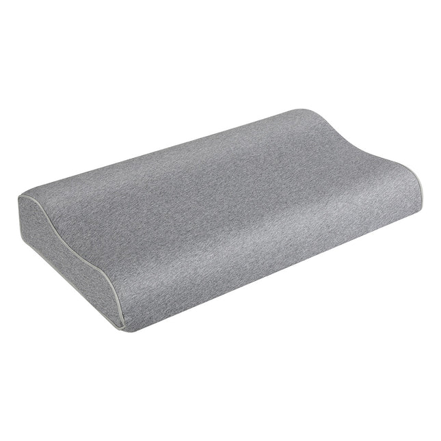 Dreamz Memory Foam Pillow Pillowcase Supprt Grey Rebound-1954802476674846721