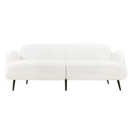 Levede Cloud Sofa 3 Seater Sherpa Fleece White-1954802386396647425