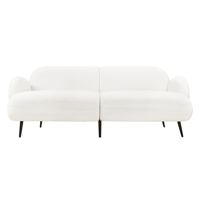 Levede Cloud Sofa 3 Seater Sherpa Fleece White-1954802386396647425