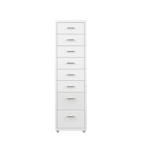 Levede Office Cabinet 8 Drawer Drawers White-1917016720338456577