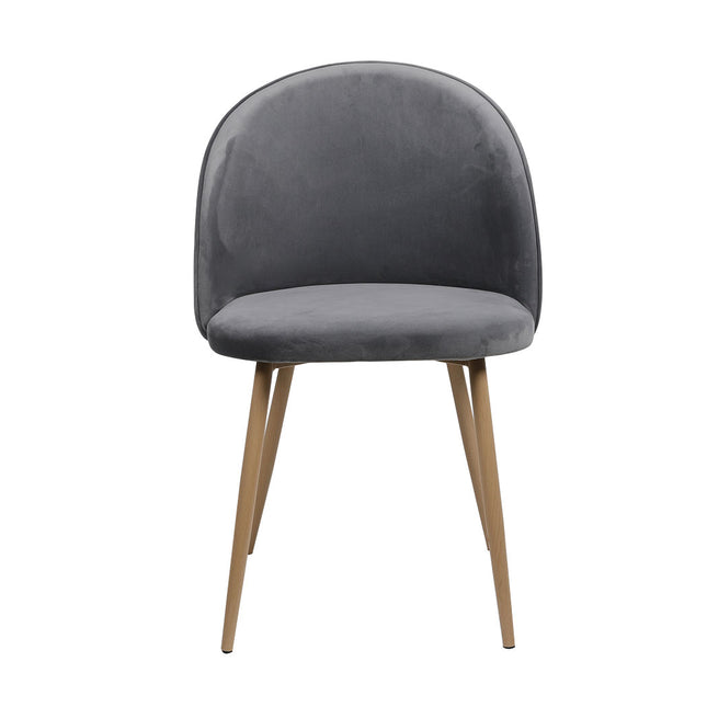 Levede 2x Dining Chairs Seat French Grey-1975420492244455425