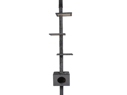 PaWz Cat Scratching Post Tree Condo Grey-1864184526037716993