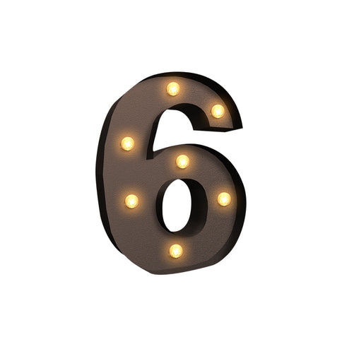 LED Metal Number Lights Free Standing-1910112226824556545