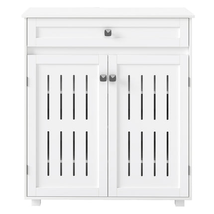 Levede Shoe Cabinet Door Storage Rack Cupboard White-2029387290895323137