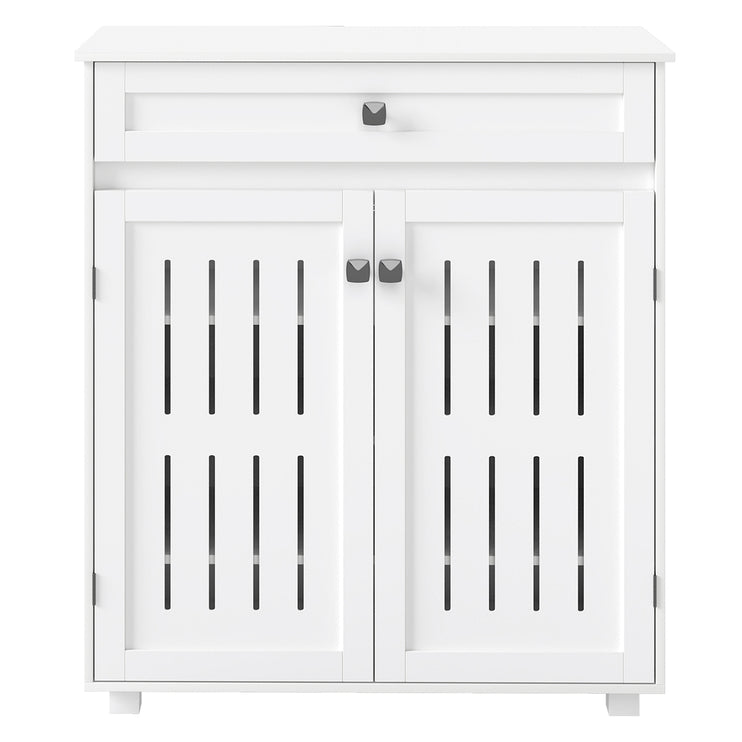Levede Shoe Cabinet Door Storage Rack Cupboard White-2029387290895323137