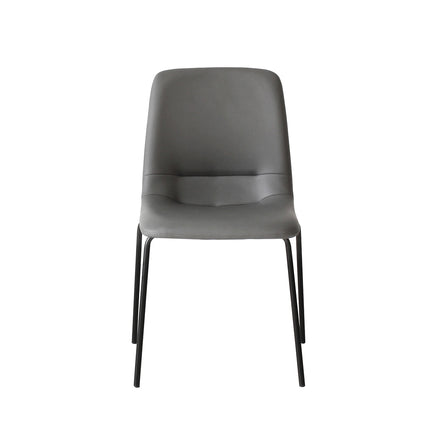 Levede Stackable Dining Chairs Kitchen Grey Set of 8-2006732727608545281
