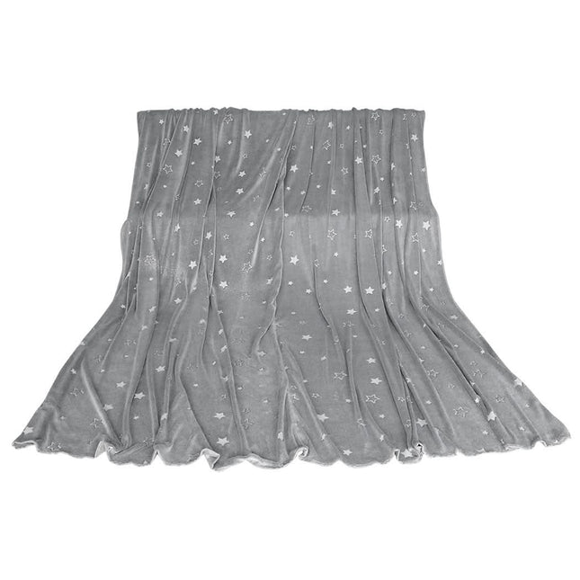 DreamZ 3x3M Large Oversized Blanket Grey Star-1954802942217424897