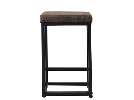 Levede 2X Bar Stools PU Leather Metal-1919892921822351361