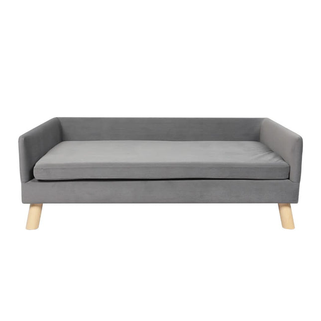 PaWz Pet Sofa Bed Dog Warm Soft Lounge Grey-1954802551803219969