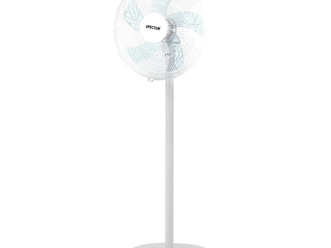 Spector Pedestal Floor Fan Portable White-1973193857692733441