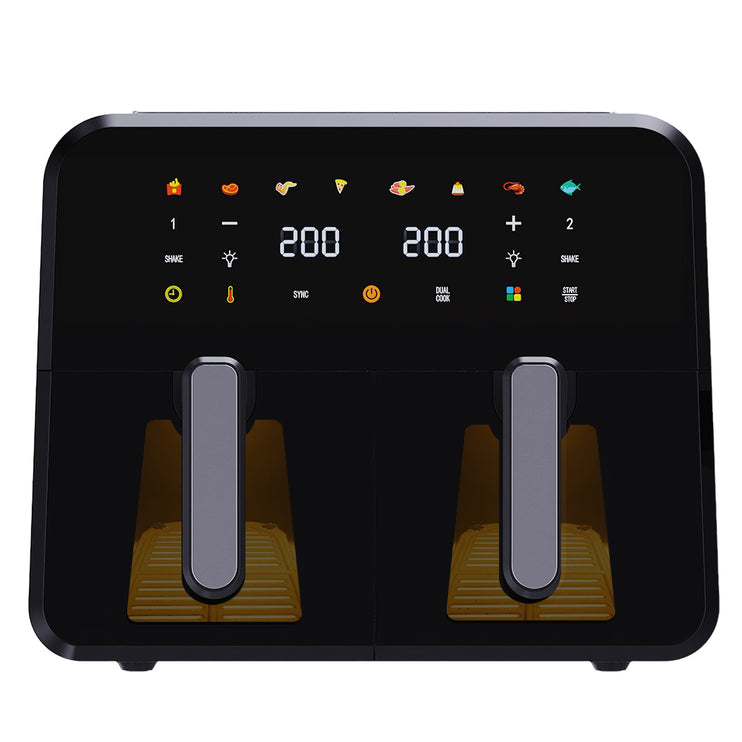 Spector 12L Dual Basket Air Fryer Electric Digital Touchscreen Oil Free Family-2065254300665384961
