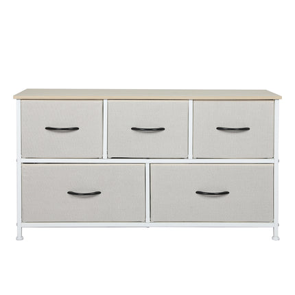 Levede Storage Cabinet Tower Chest Beige-1973194072285908993