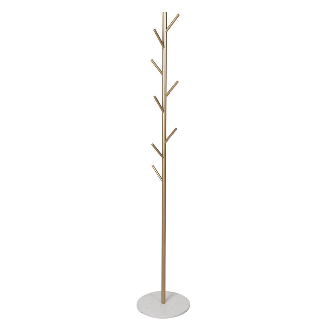 Levede Coat Rack Hat Clothes Stand Hanger Gold-1954803009837993985