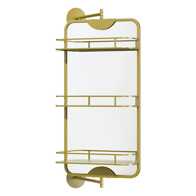 Yezi 360? Swivel Bathroom Wall Mirrors with Storage-1975420501853605889