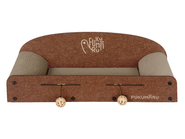 Pawz Cat Scratching Board Corrugated Cardboard 2 Balls-2029387296238866433