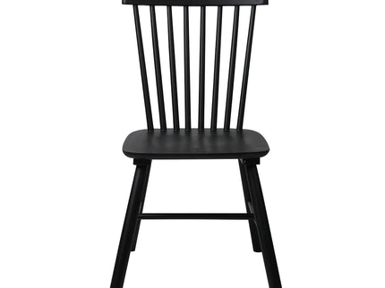 Levede 2x Dining Chairs Kitchen Winsor Black-1942353393091743745