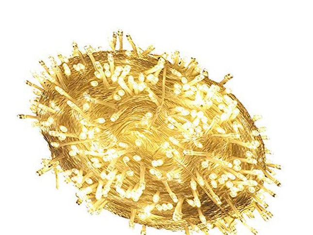 320LED Fairy Lights Net Mesh Curtain Warm white-1973193615828193281