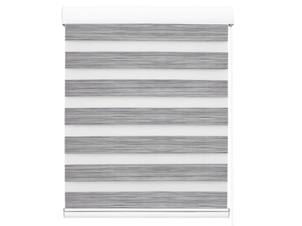 Marlow Blackout Zebra Roller Blind Curtains 120x210 Grey-1910113277401239553