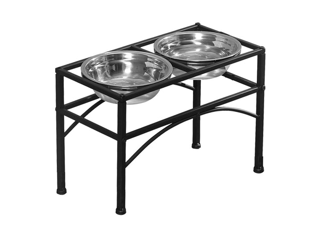 PaWz Dual Elevated Raised Pet Dog Feeder Medium-1910113146962579457