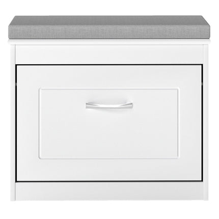 Levede 60cm Shoe Rack Storage Cabinet Bench Cosy Padded Seat Organiser Cupboard-2050056773980786689