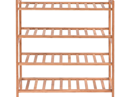 Levede 2x 4 Tier Bamboo Shoe Rack Shoes-1910113026560888833