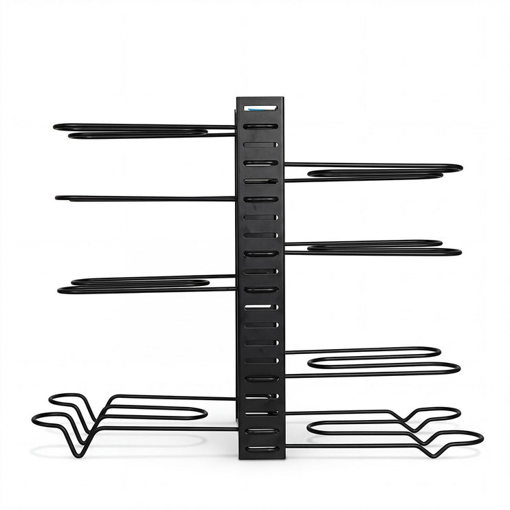 Toque Pot Rack Organizer 8 Tier Adjustable Pan Holder Kitchen Storage Shelves-2050059014796087297