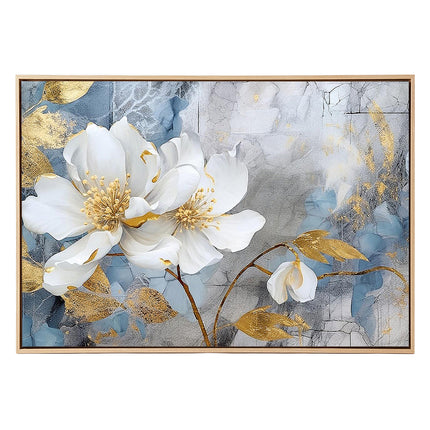 Yezi Large Framed Canvas Wall Art Flower Artwork  Home Bedroom Decor 70x100cm-2061251857585672193