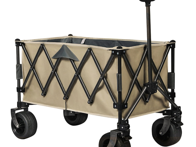 Lambu Folding Wagon Cart Khaki-1975420333397774337