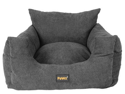 PaWz Pet Car Booster Seat Dog Protector M Grey Medium-1864184542064152577