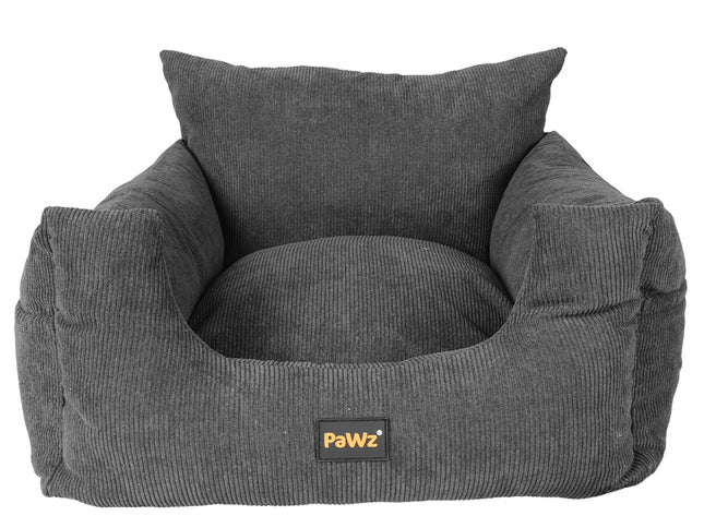 PaWz Pet Car Booster Seat Dog Protector M Grey Medium-1864184542064152577
