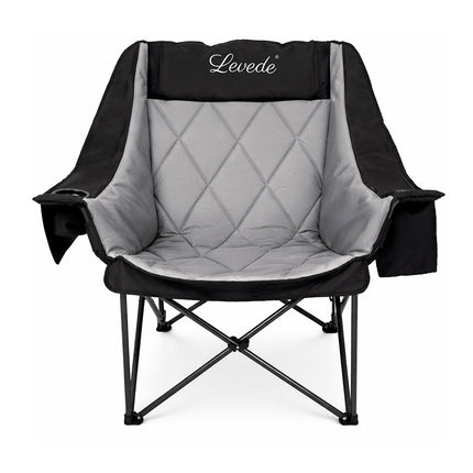 Levede Folding Camping Chair Extra Large Outdoor Portable Fishing Travel Seat-2050056782147096577