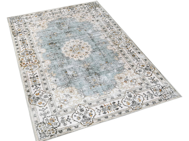 Marlow Floor Rug Short Pile Washable Vintage Carpet Soft Plush Non Slip 200x230-1975420390847156225