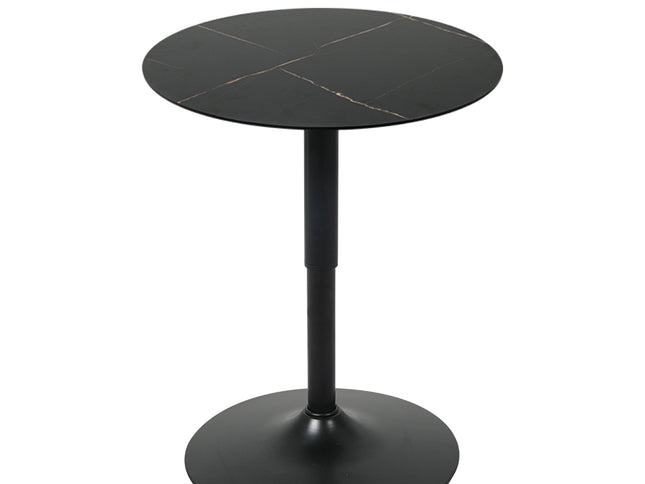 Levede Bar Table Swivel Gas Lift Counter Black-1942353406924558337