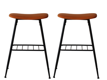 Levede 2x Bar Stools Kitchen Bar Pub Tan-1910113243121192961