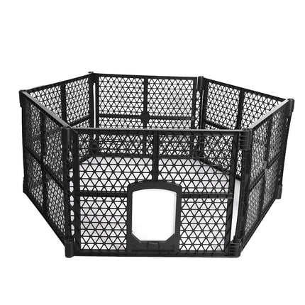 PaWz Pet Playpen Folding Dog Plastic M Medium-1975420453744939009