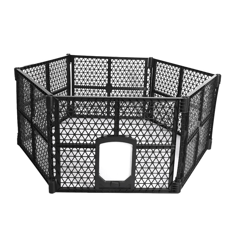 PaWz Pet Playpen Folding Dog Plastic M Medium-1975420453744939009