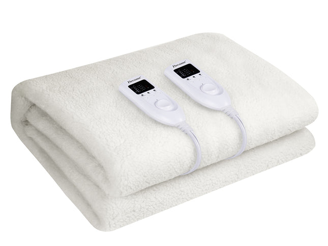 DreamZ 350GSM Electric Blanket Heated Queen-1973193854840606721