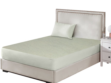 Dreamz KS Mattress Protector Pillowcases King Single Grey-1864184409608032257