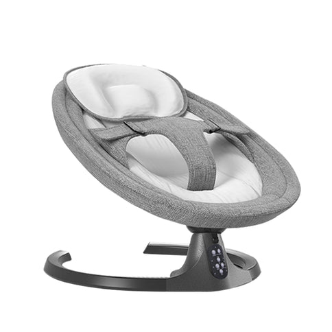 BoPeep Baby Swing Cradle Rocker Bed Grey-1831592584800243713