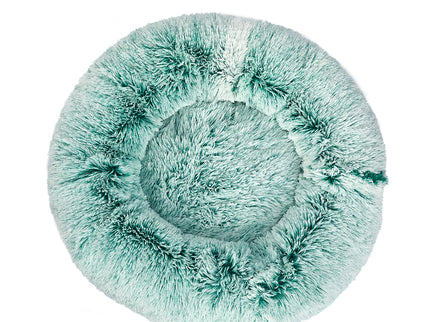 PaWz Pet Bed Cat Dog Donut Nest Calming M Teal Medium-1864184500314050561