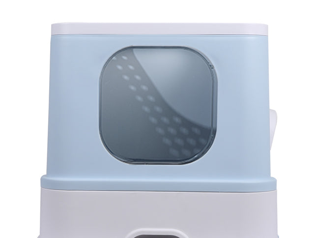 PaWz Cat Litter Box Fully Enclosed Kitty Blue-1864184493691244545