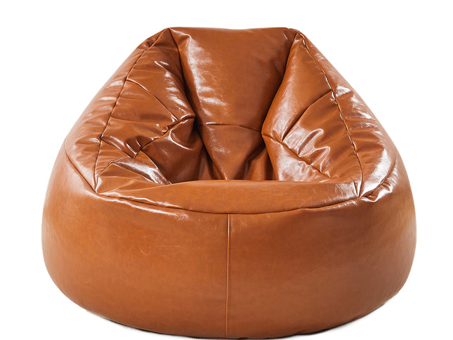 Marlow Bean Bag Chair Cover PU Couch Tan-1975420518999920641