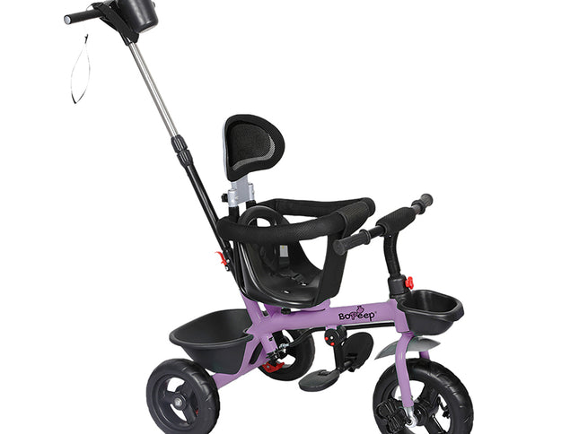 BoPeep Kids Tricycle Ride On Trike Toddler Purple-1973193911212052481